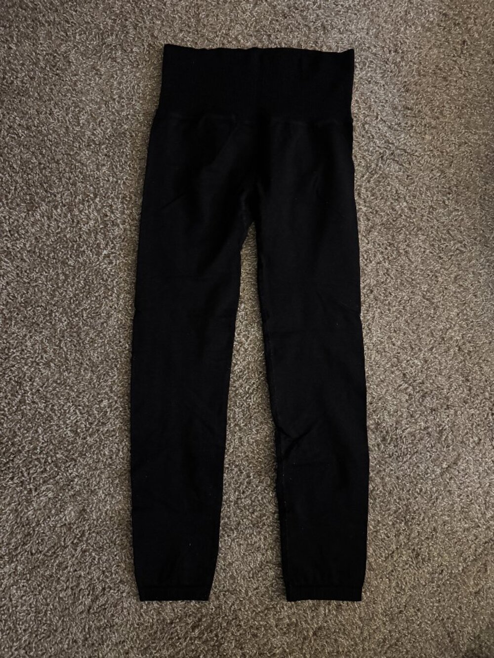 High-Waist Black Women's Leggings